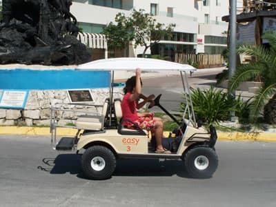 Transporte Isla Mujeres, Renta de Carritos de Golf, Renta de Motos, Renta de Bicicletas